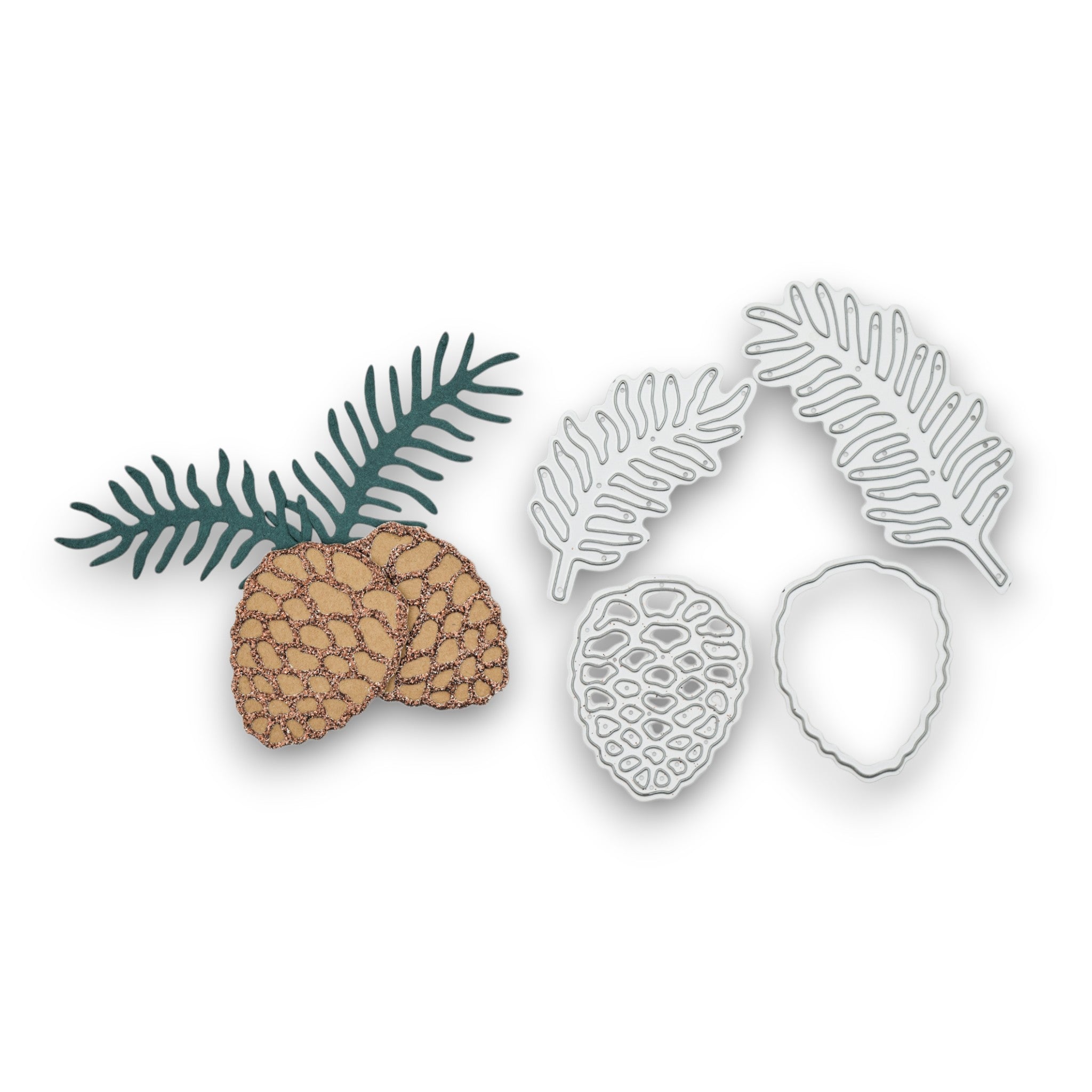 Fir Cone - Steel Cutting Die Set